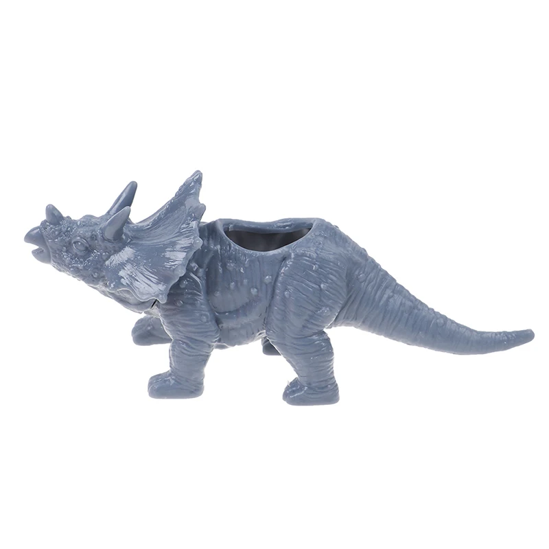 Gray 6 Тип пластиковый динозавр животные цветочный горшок для кактуса суккулент цветочный горшок бонсай горшки контейнер Плантатор украшения сада - Цвет: Gray