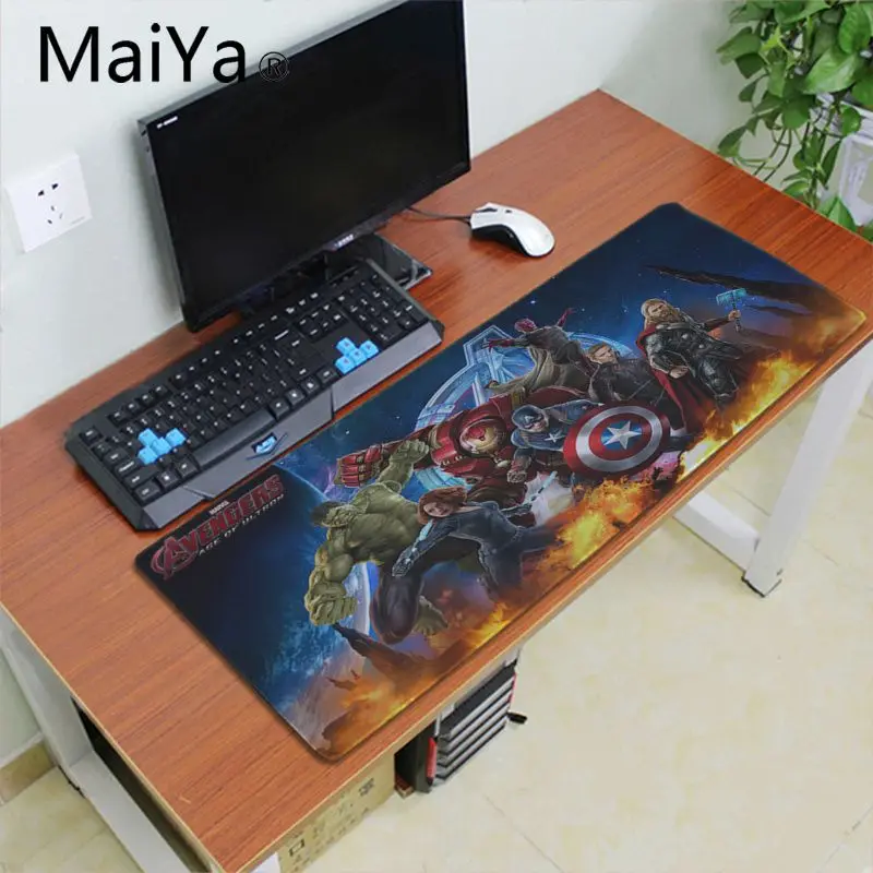 Lock Edge 30x60cm Maiya Мстители 4 Блокировка края Скорость управления коврик для клавиатуры ноутбука игровой коврик для мыши xxl настольный ноутбук коврик для мыши геймер Настольный коврик - Цвет: Lock Edge 30x60cm