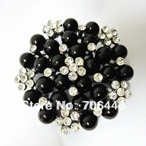 Блестящие Серебряные Цвет крем с искусственным жемчугом и украшенные стразами