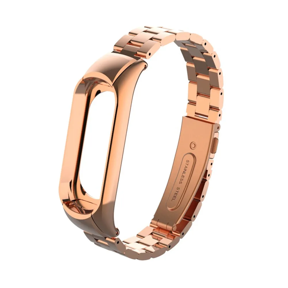 Xiaomi Mi Band 3 Waistban For Fashion Stainless Steel Luxury Wrist Strap Metal Wristband Adjust Size Sports | Электроника