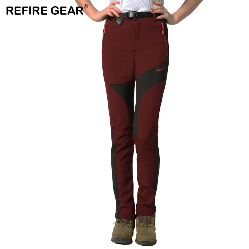 ReFire Gear зимние плотные теплые брюки с мягкой оболочкой Женские флисовые