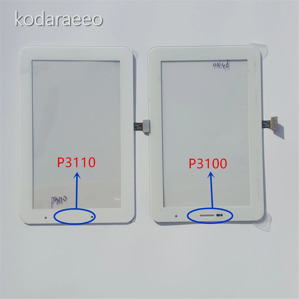 Kodaraeeo P3100 Сенсорный экран для Samsung Galaxy Tab 2 7 0 GT-P3100 P3110 Tablet touch Панель планшета Стекло