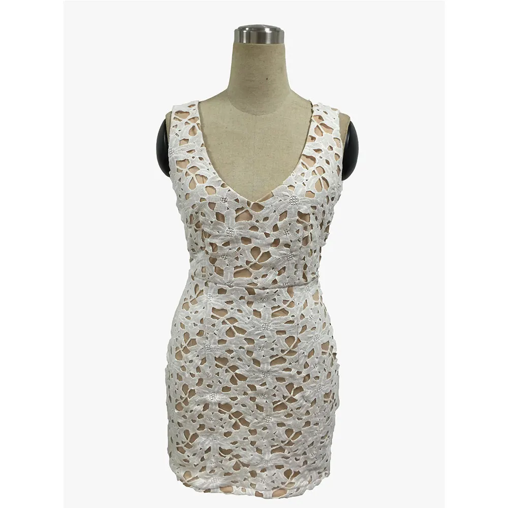 Сексуальное кружевное платье с глубоким вырезом и перекрестной спинкой A1460 2016 |