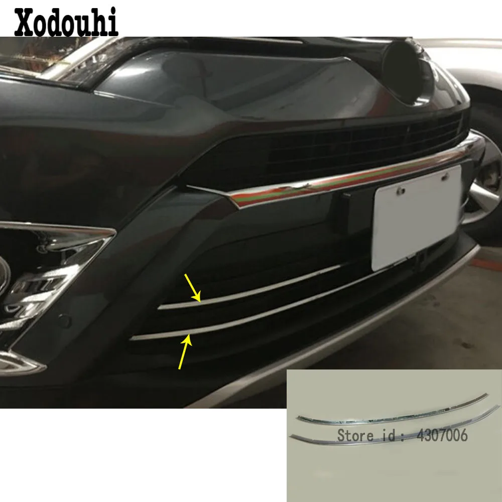 

2 шт., решетка из нержавеющей стали для Toyota Rav4 2016 2017 2018
