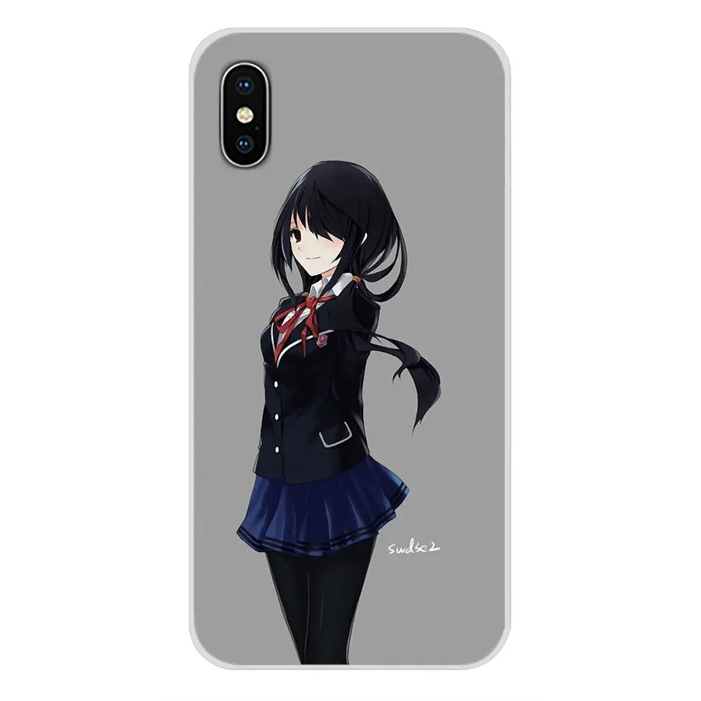 Для Xiaomi Redmi 4A S2 Note 3 3S 4 4X 5 Plus 6 7 6A Pro Pocophone F1 Anime Tokisaki Kurumi аксессуары чехлы для