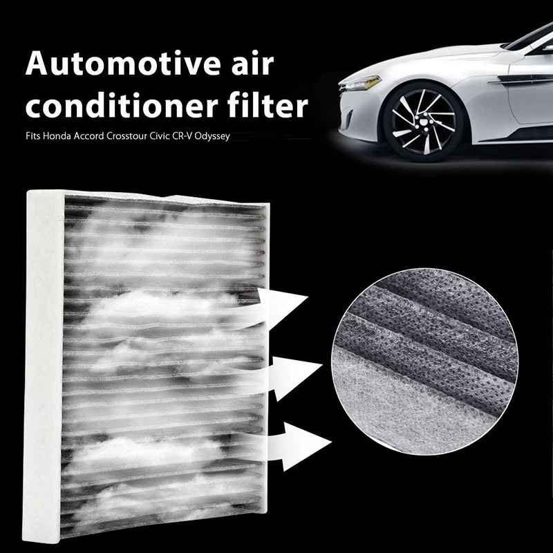 Сменный воздушный фильтр из углеродного волокна для салона Honda 2008 Accord Crosstour