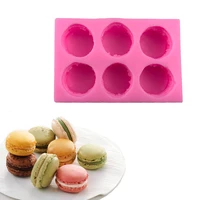 macaron silicone mold chocolate mousse fondant cake molds cookies candy pastry mould biscuits baking cake decoration tools aouke