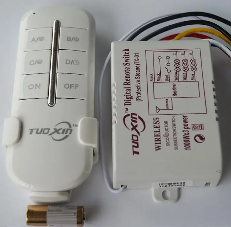 DIY 1/2/3/4 пути 220 V дистанционного Цифровой беспроводной пульт дистанционного управления ON/OFF Управление переключатель для лампочки высокое качество
