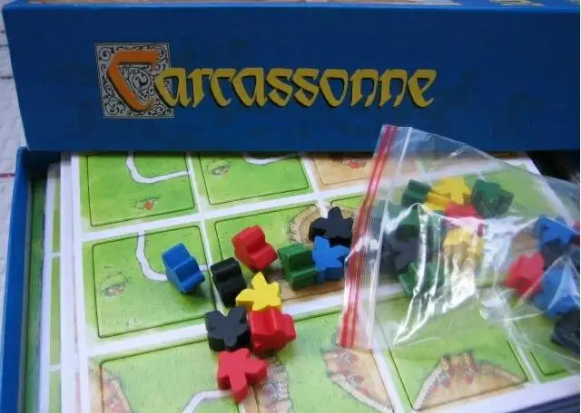 Carcassonne, английская настольная игра 2-5 игроков карты игра для вечерние/семейные/Друзья легко играть в настольные игры s
