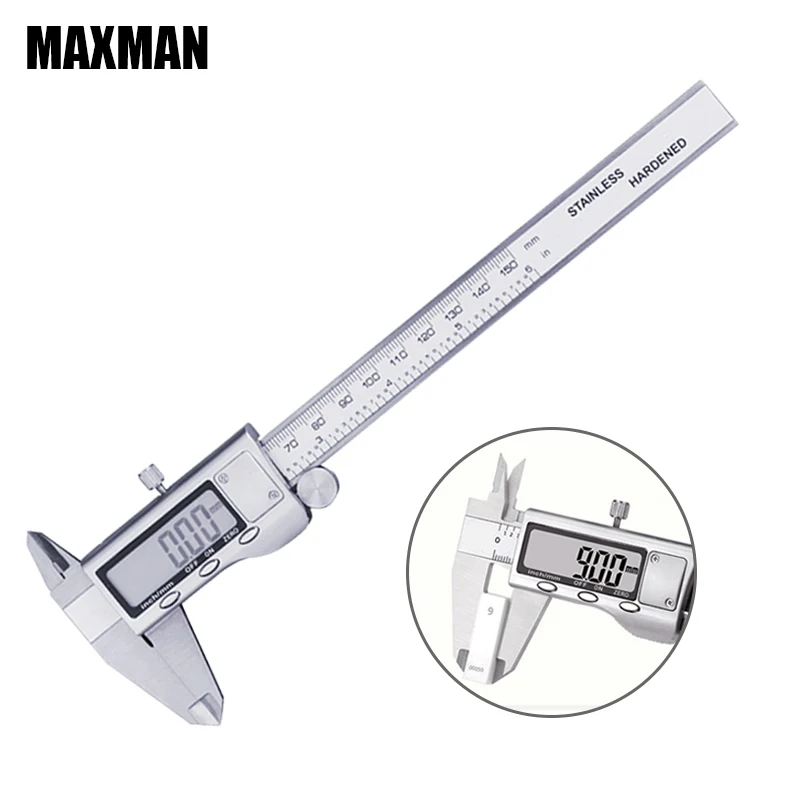 Штангенциркуль MAXMAN 0 150 мм измерительный инструмент из нержавеющей стали