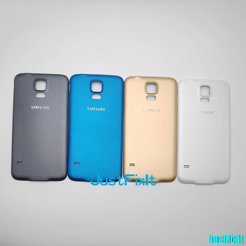 Замена крышки батареи для SAMSUNG Galaxy S5 G900F G900A G900P Задняя крышка Дверь стеклянная
