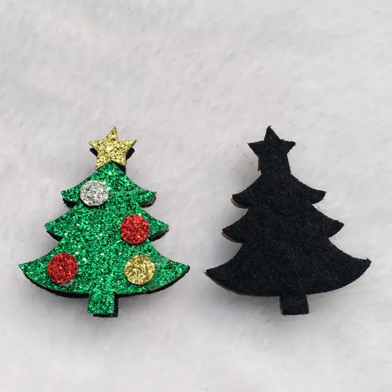 32 шт./лот смешанный стиль Merry Christmas мягкая аппликация ремесла для детей Головные Уборы Заколка аксессуар и аксессуары для одежды - Цвет: C796