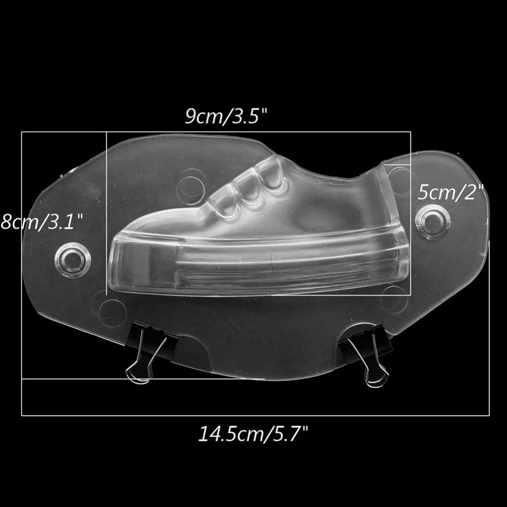 DIY Прозрачный 3D Шоколадный Плесень на высоком каблуке обувь Конфеты Сахар формы