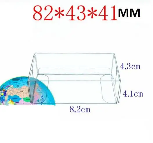 100 шт. 8.2x4.3x4.1см ПВХ прозрачная спичечная коробка TOMY Игрушечная модель автомобиля