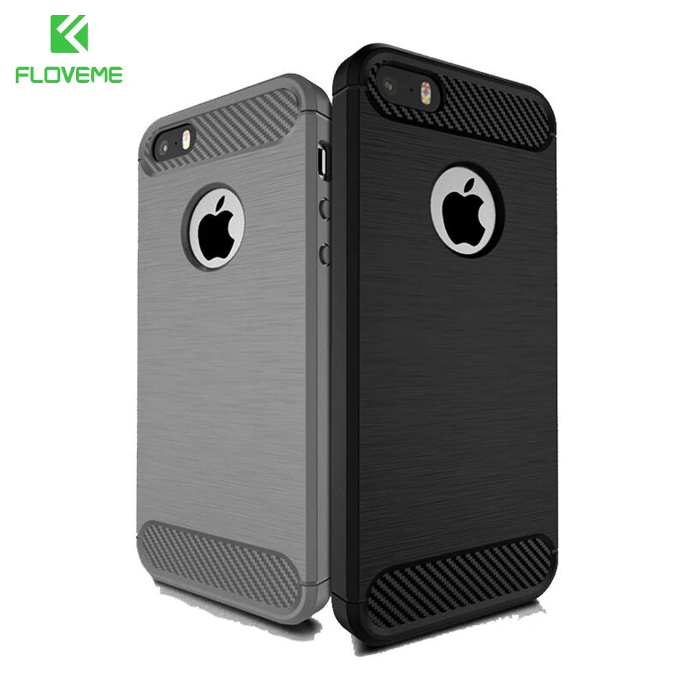 FLOVEME Fashion Texture Case For iPhone 6 6s 7 8 Plus Full Protective X 5s 5 SE Shockproof TPU Cover Shells Capa |