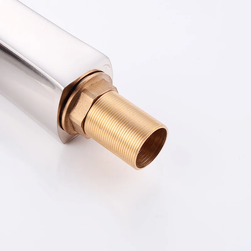 Новый кран для раковины Fapully ванной комнаты из нержавеющей стали никелевый