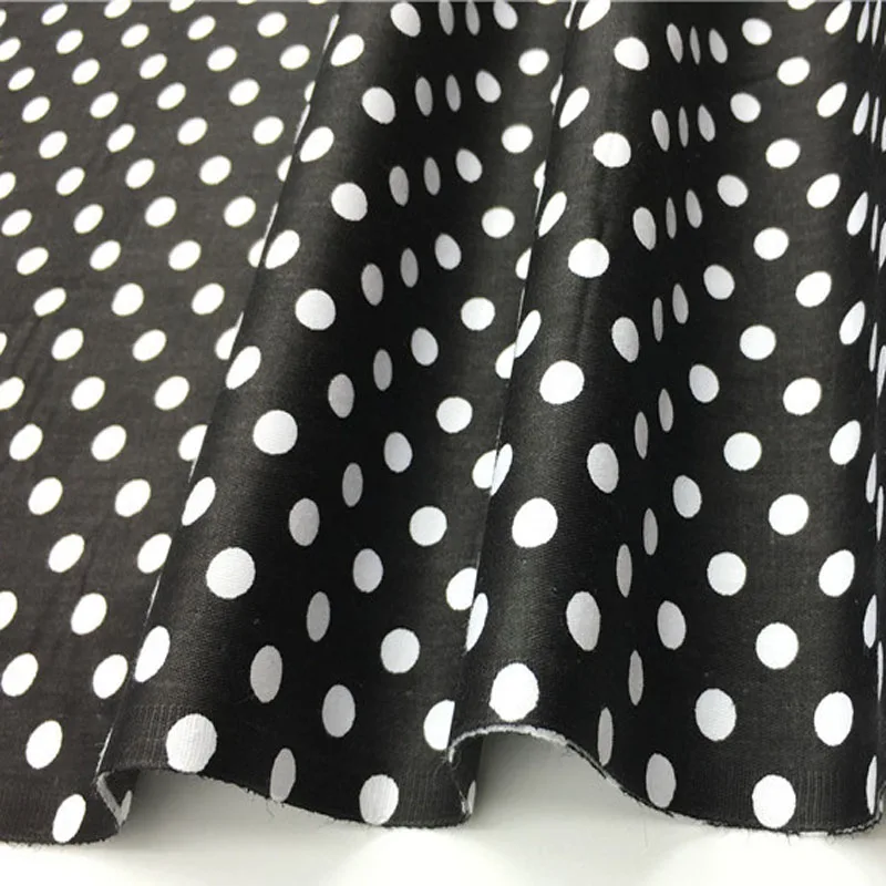 1pc black white dot Красивое черно-белое платье из хлопка в горошек, 50x160 см, одежда для малышей, стеганая простыня - Цвет: 1pc black white dot
