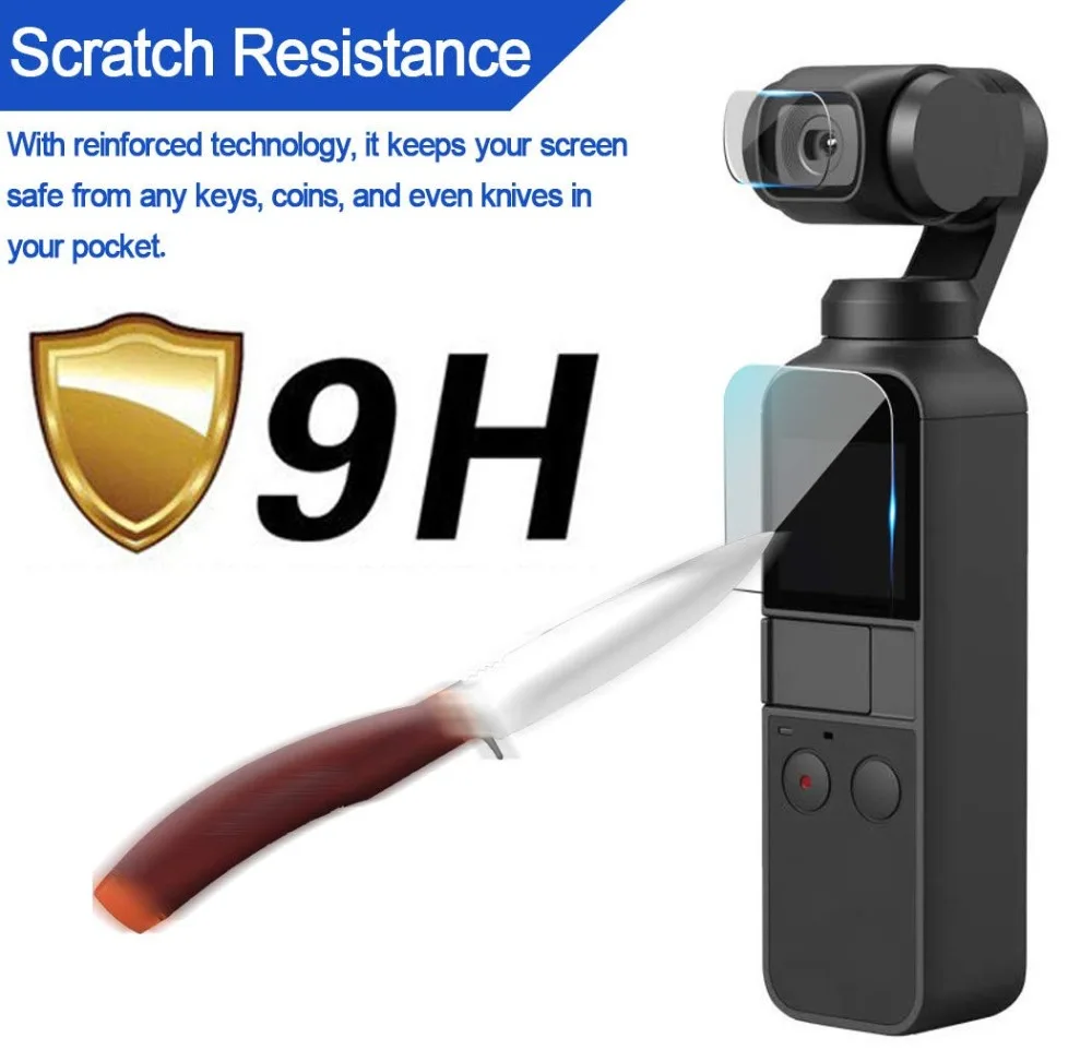 Защитная пленка для экрана DJI Osmo Pocket объектива карданный чехол аксессуары