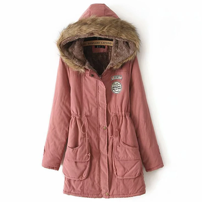 UNIVOS KUNI новинка женское приталенное длинное пальто с поясом военная форма