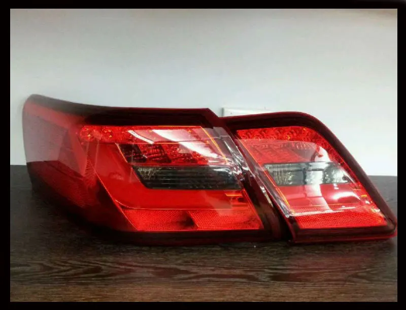 Red Для Toyota Camry американский стиль светодиодный задний светильник 2006-2011 Camry 40 задний светильник DRL+ Реверс+ сигнальный светильник задний фонарь автомобильный Стайлинг задний фонарь - Цвет: Red
