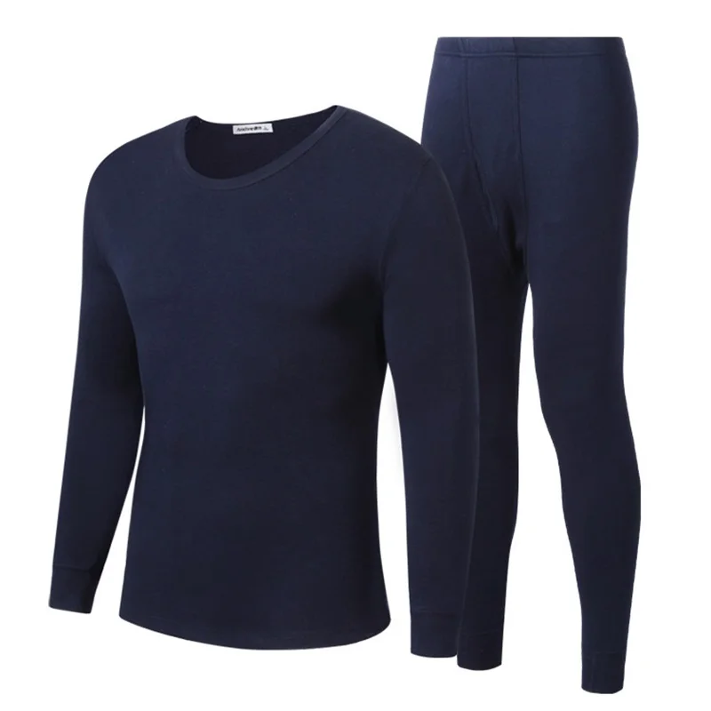 OMHXZJ wholesale 7 colors to choose unisex winter O-neck thin thermal underwear warm couples sets solid long johns LJ08 | Женская одежда