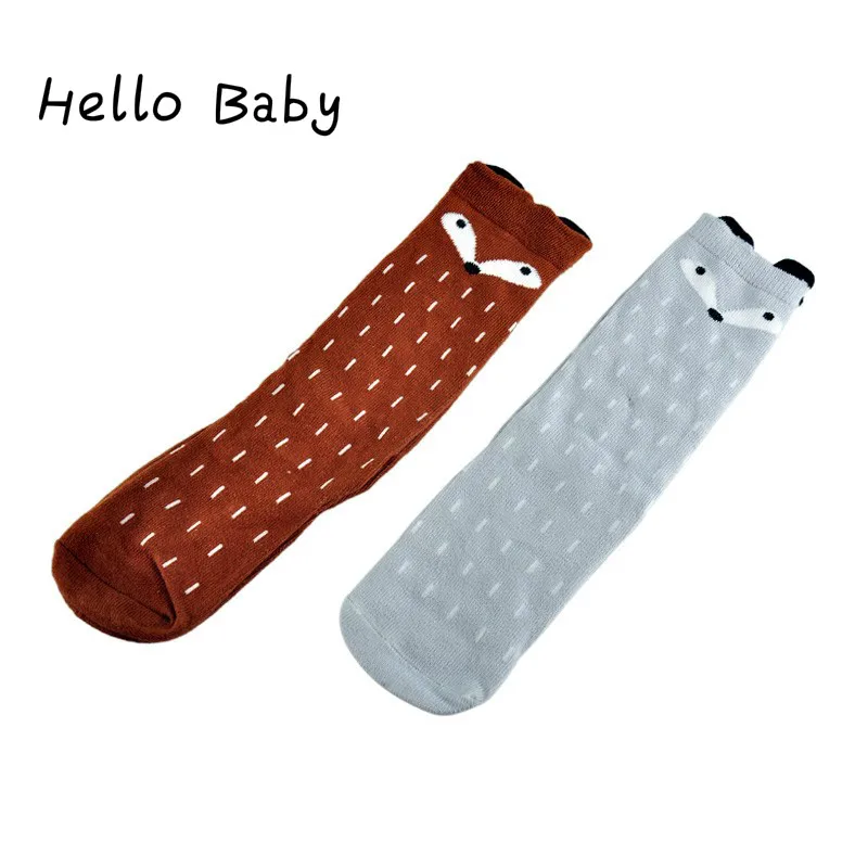 2017 детские Нескользящие зимние Хлопковые гольфы с мультяшными животными для