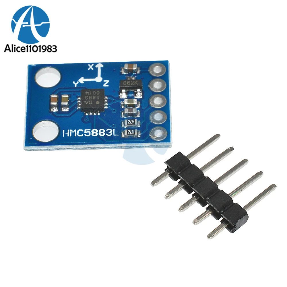 GY 273 HMC5883 HMC5883L 3 5 В трехосевой компас магнитометр сенсорный модуль для Arduino