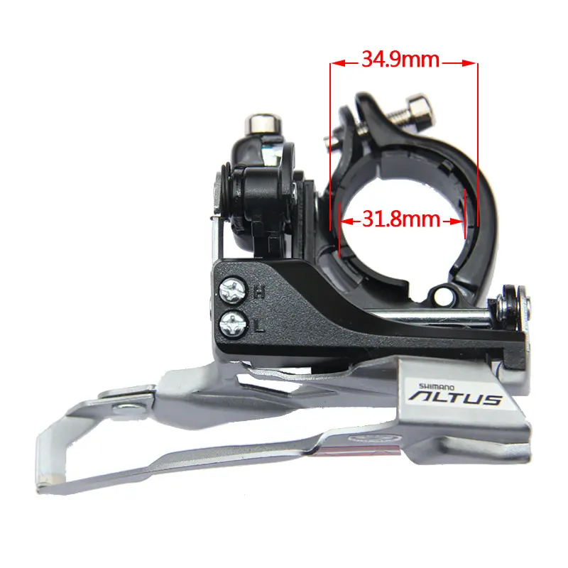 SHIMANO FD M370 3x9 Скорость передний переключатель MTB 34 9/31 8 мм зажим велосипедные
