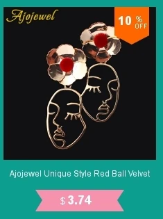 Ajojewel хрустальные циркониевые свадебные серьги-Люстры Роскошные женские серьги с кисточками длинные аксессуары Femme Bijoux