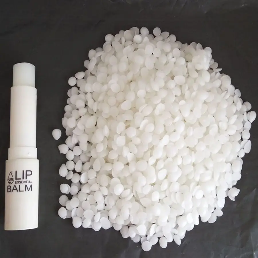 

100% натуральный чистый белый гранулы пчелиного воска для бальзама для губ 500 г/пакет