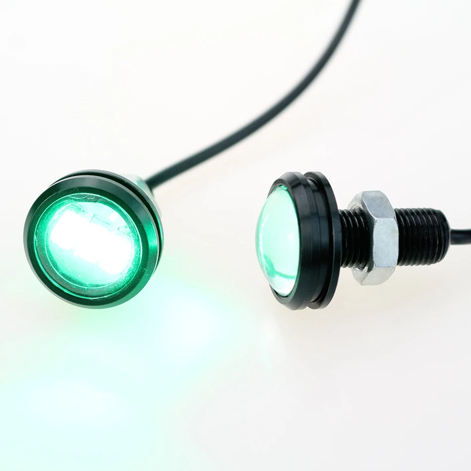 CARLITS, 2 шт., автомобильный DRL Eagle Eye Светодиодный дневной ходовой светильник, мотоциклетный винтовой светильник, водонепроницаемый 5630SMD автомобильный Стайлинг