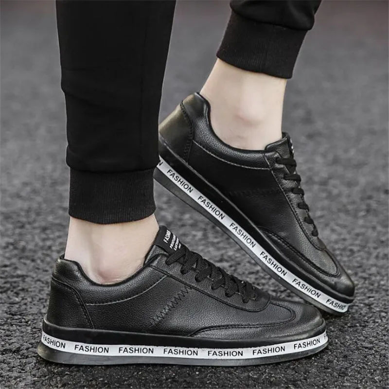 Мужская кожаная повседневная обувь Роскошные брендовые Весенние новые модные
