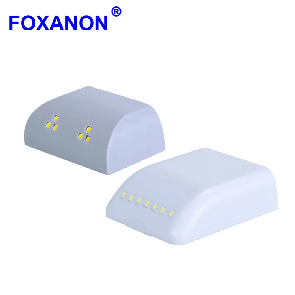 Foxanon водить авто Беспроводной Сенсор ночник для ящика шкафа мастерской подвал