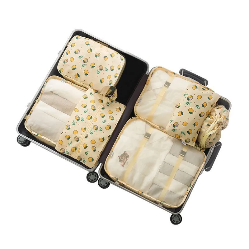 7 шт. Набор сумок для мужчин и женщин портативная упаковочная одежда обувь