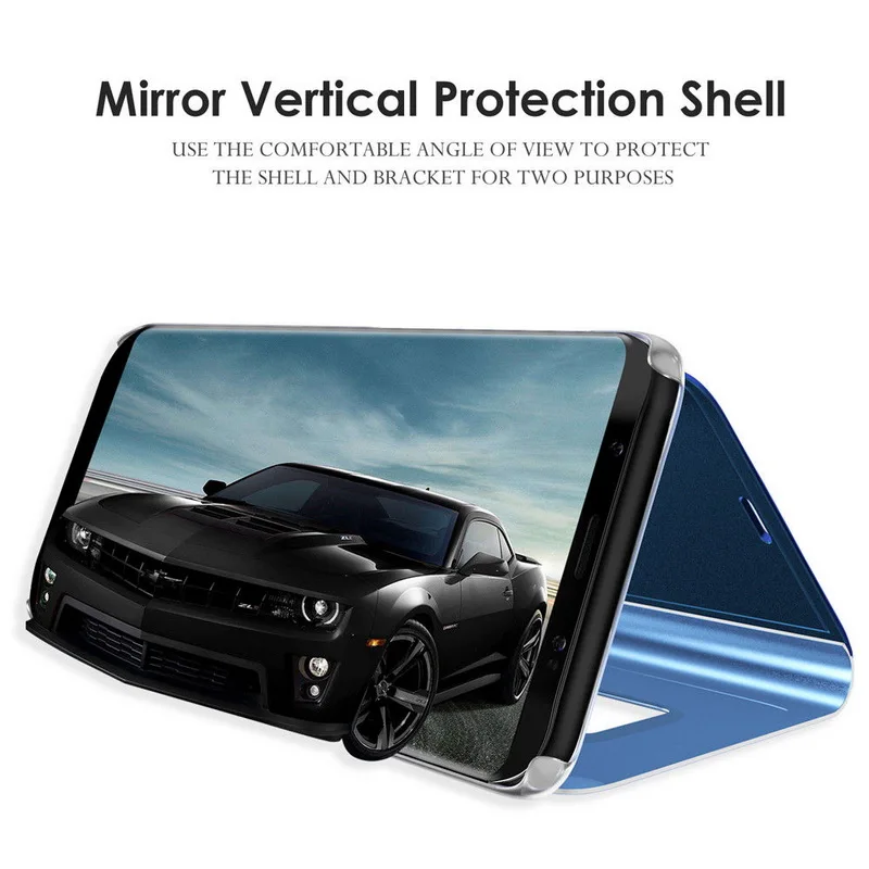 NOWAL Роскошные Смарт-зеркало Clear View Флип Чехол для Xiaomi Note 5 Pro 4 5A покрытие стенд