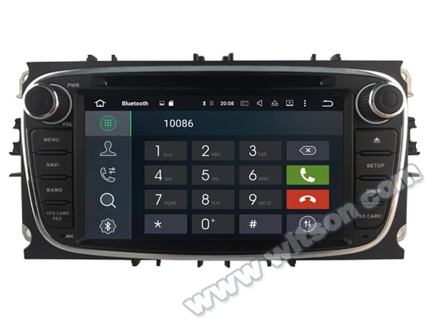 Автомобильный DVD плеер WITSON Android 10 0 4 Гб ОЗУ + 64 ГБ флэш памяти 8 ядер для FORD MONDEO FOCUS