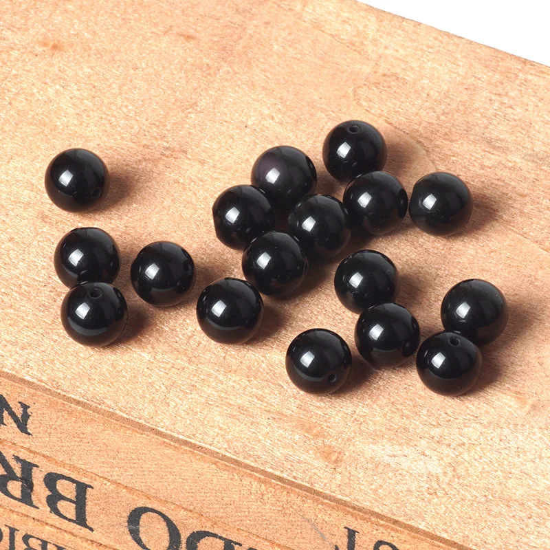 Роскошные ювелирные изделия натуральный обсидиановый камень цветные яркие