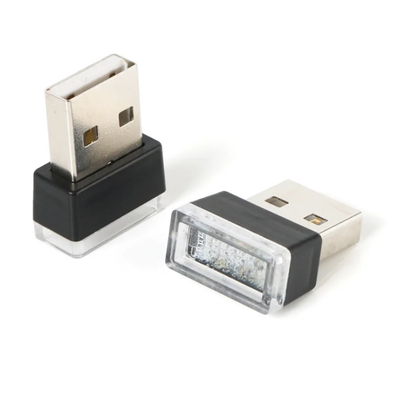 1 шт. автомобильный Стайлинг USB атмосферный светодиодный светильник