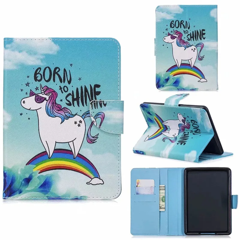 Чехол для Funda Amazon Kindle Paperwhite 1 2 3 чехол милый кот Единорог Панда Сова Капа для Kindle Paperwhite 4 Чехол Coque