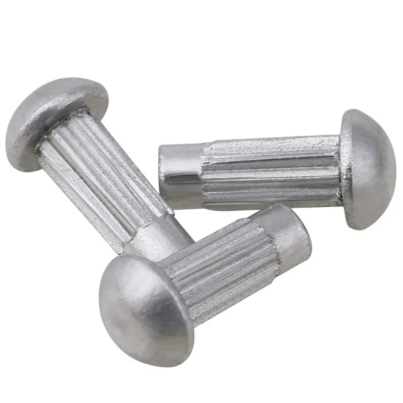 100PCS M2 M2.5 M3 GB827 Aluminum Rivet Knurled Solid Semi-circular Head Large | Обустройство дома