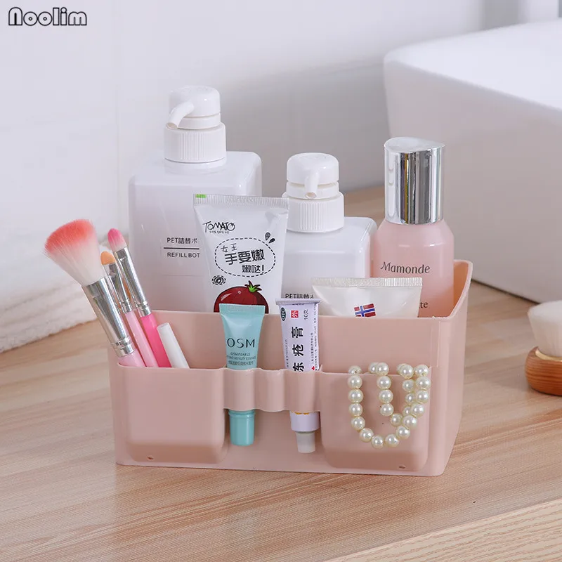 NOOLIM Eco-Friendly Easily Cosmetic Storage Box Small Desktop Office Computer Remote Finishing Debris Classification | Дом и сад
