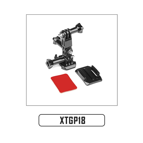 XTGP18 Шлем для стрельбы Боковое крепление аксессуары для GoPro Hero 8 7 5 Xiaomi Yi 4K Sjcam Sj4000 M10 M20 Eken H9 H9r Go Pro Hero 6 5 аксессуар - Цвет: XTGP18