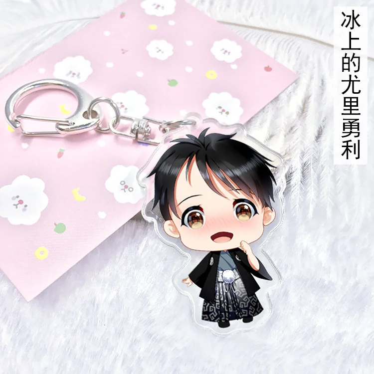 COSANER Yuri on ice Мода Аниме акриловые брелки мультяшный брелок подвеска унисекс