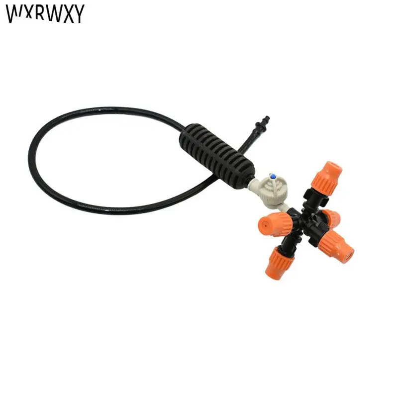 

wxrwxy cross Atomizing nozzle WATER SPRAY To cool adjustable anti drip misting nozzle drip irrigation for greenhouse 5set