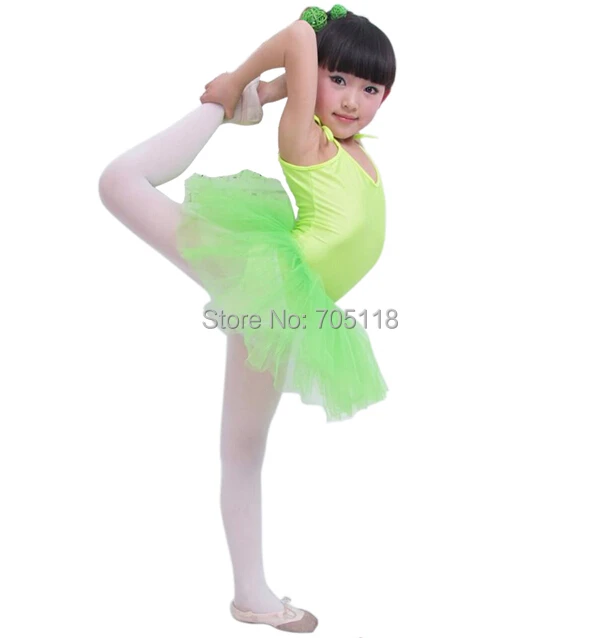 Детское платье с фатиновой юбкой для занятий танцами детское девочек одежда