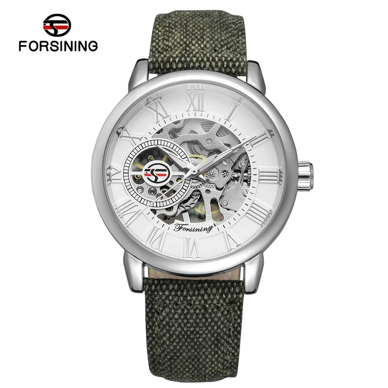 Forsining, мужские часы, Топ бренд, роскошные, военные, спортивные, рука, ветер, механические, наручные часы, скелет, мужские часы, relogio masculino 0078 - Цвет: F007811