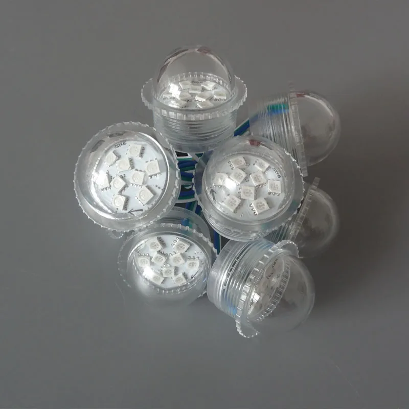 500 шт./лот UCS1903 умный светодиодный пиксельный модуль 36 мм DC12V 9 шт. SMD 5050 RGB LED полный