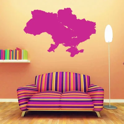 Украина карта Глобус земля страна стены виниловая наклейка на заказ украшение