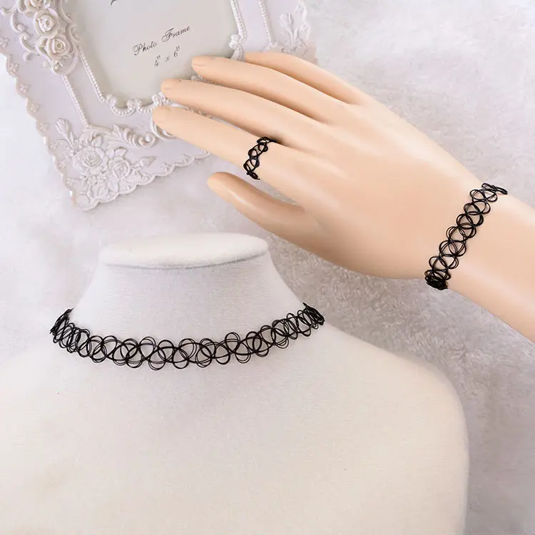 6 шт. комплект из колье и колье|tattoo choker|tattoo choker necklacechoker necklace |