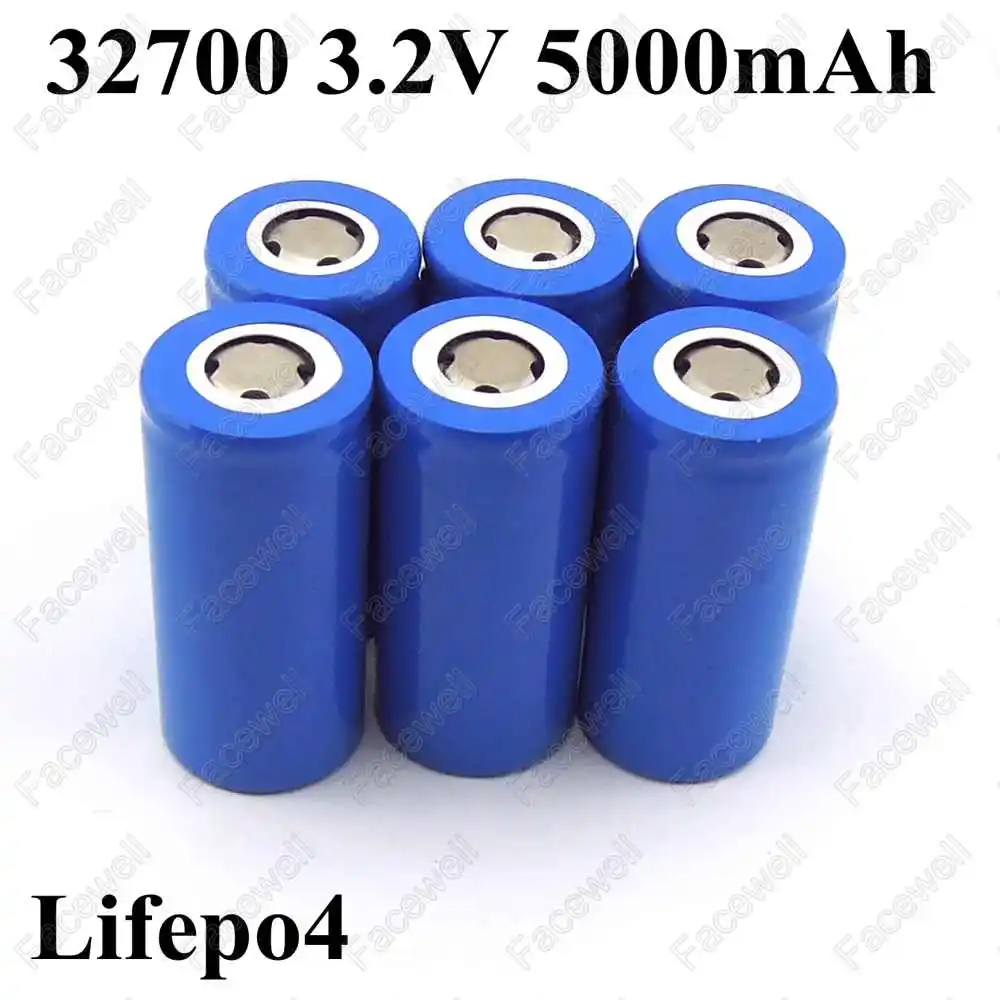 4 шт. 32700 3 2 V 5000 mah lifepo4 высокомощный аккумулятор 20A 5C v recargable батарея 5Ah ячейки для DIY